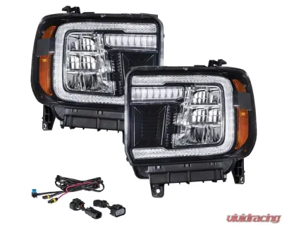 Diode Dynamics LED Reflector Headlights (Pair) GMC Sierra 1500 | Sierra 2500 | 3500  2014-2019 - FL0011