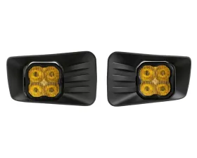 Diode Dynamics SS3 Type CH LED Fog Light Kit Pro ABL Yellow SAE Fog