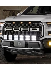 Diode Dynamics Pro White Combo SS5 Grille CrossLink Lightbar Kit Ford Raptor 2017-2020                                     - DD7337 - Image 2