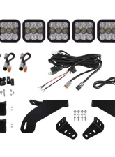 Diode Dynamics Sport White Combo SS5 Grille CrossLink Lightbar Kit Ford Raptor 2017-2020                                     - DD7335 - Image 5