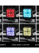 Diode Dynamics Pro White Combo SS5 Bumper LED Pod Light Kit Ford Raptor 2017-2020                                     - DD7348 - Image 5