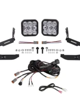 Diode Dynamics Pro White Combo SS5 Bumper LED Pod Light Kit Ford Raptor 2017-2020                                     - DD7348 - Image 7