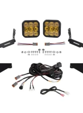 Diode Dynamics Pro Yellow Combo SS5 Bumper LED Pod Light Kit Ford Raptor 2017-2020                                     - DD7349 - Image 7