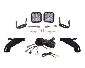 Diode Dynamics Pro White Driving SS5 Bumper LED Pod Light Kit Ford Raptor 2017-2020
