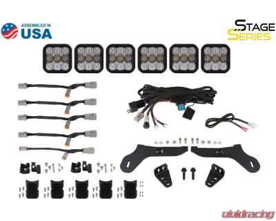Diode Dynamics Pro White Combo SS5 Grille CrossLink Lightbar Kit Ford Raptor 2017-2020 - DD7337