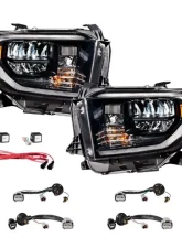 Diode Dynamics LED Reflector Headlights Pair Form Lighting Toyota Tundra 2014-2021                                     - FL0002 - Image 2