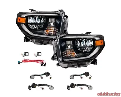 Diode Dynamics LED Reflector Headlights Pair Form Lighting Toyota Tundra 2014-2021 - FL0002