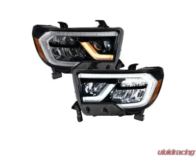 Diode Dynamics LED Reflector Headlights Pair Form Lighting Toyota Tundra | Sequoia 2007-2018 - FL0010