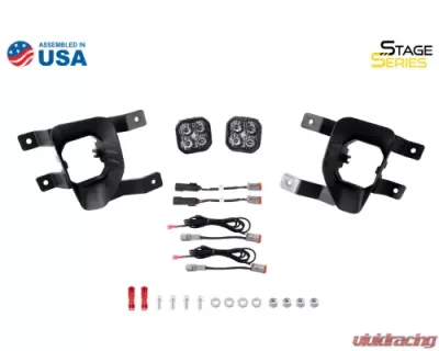 Diode Dynamics SS3 Max Type SV1 Kit ABL Yellow SAE Fog - DD7118