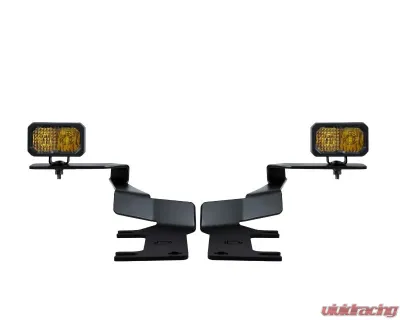 Diode Dynamics Stage Series Ditch Light Kit C2 Sport Yellow Combo Ford Super Duty F250 | F350 | F450 | F550 2017-2022 - DD7553