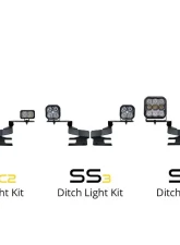 Diode Dynamics Stage Series Ditch Light Kit C2 Sport Yellow Combo Ford Super Duty F250 | F350 | F450 | F550 2017-2022                                     - DD7553 - Image 3