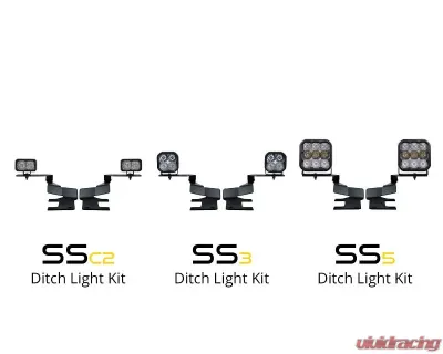 Diode Dynamics Stage Series Ditch Light Kit C2 Sport Yellow Combo Ford Super Duty F250 | F350 | F450 | F550 2017-2022 - DD7553