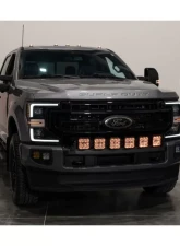 Diode Dynamics SS5 6-Pod CrossLink Grille Lightbar Kit Pro White Combo Ford Super Duty F250 | F350 | F450 | F550 2020-2022                                     - DD7573 - Image 3