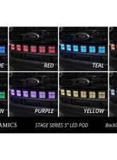 Diode Dynamics SS5 6-Pod CrossLink Grille Lightbar Kit Pro White Combo Ford Super Duty F250 | F350 | F450 | F550 2020-2022                                     - DD7573 - Image 8