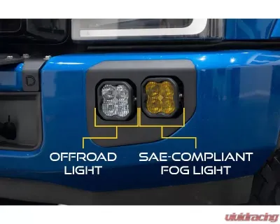 Diode Dynamics Stage Series Fog Pocket Mounting Brackets Ford Super Duty F250 | F350 | F450 | F550 2020-2022 - DD7575P