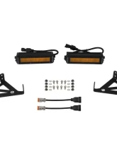 Diode Dynamics SS6 LED Fog Light Kit White Wide Ford Super Duty F250 | F350 | F450 | F550 2020-2022                                     - DD7583 - Image 2