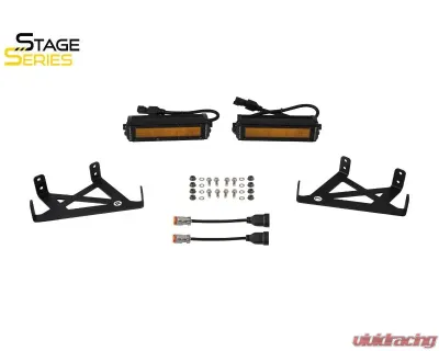 Diode Dynamics SS6 LED Fog Light Kit White Wide Ford Super Duty F250 | F350 | F450 | F550 2020-2022 - DD7583