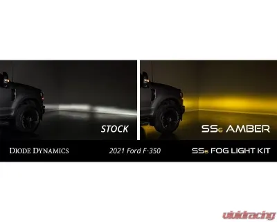 Diode Dynamics SS6 LED Fog Light Kit White Wide Ford Super Duty F250 | F350 | F450 | F550 2020-2022 - DD7583