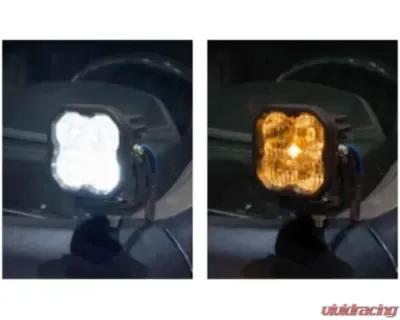 Diode Dynamics C2 2.0 Pro Yellow Combo Stage Series Ditch Light Kit Ram 1500 2019-2024 - DD7598