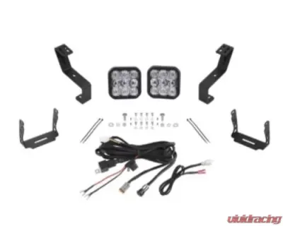 Diode Dynamics SS5 Bumper LED Pod Light Kit Pro Yellow Combo Ram 1500 2019-2023 - DD7616