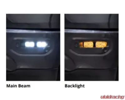 Diode Dynamics SSC2 LED Fog Pocket Kit Yellow Sport Ram 1500 2019-2023 - DD7623
