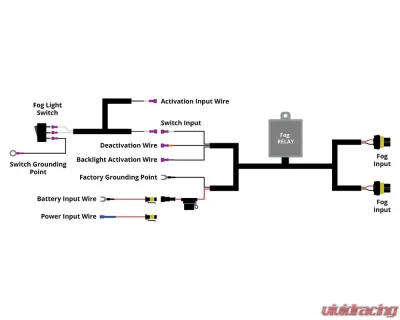 Diode Dynamics Add-On DT 4-Pin Foglight Wiring Harness - DD4110