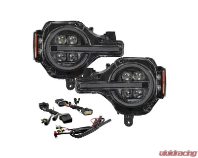 Diode Dynamics Sequential LED Projector Headlights (Pair) Ford Bronco | Raptor 2021-2024 - FL0020