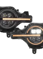 Diode Dynamics Sequential LED Projector Headlights (Pair) Ford Bronco | Raptor 2021-2024                                     - FL0020 - Image 2