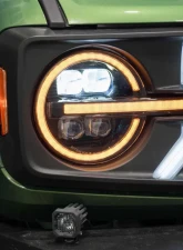 Diode Dynamics Sequential LED Projector Headlights (Pair) Ford Bronco | Raptor 2021-2024                                     - FL0020 - Image 3