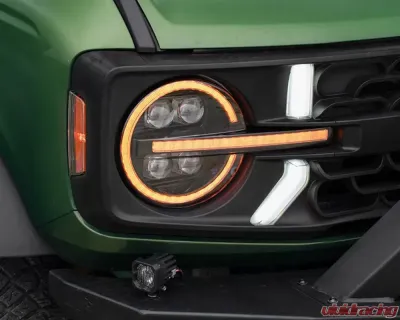 Diode Dynamics Sequential LED Projector Headlights (Pair) Ford Bronco | Raptor 2021-2024 - FL0020