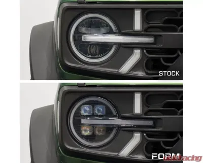 Diode Dynamics Sequential LED Projector Headlights (Pair) Ford Bronco | Raptor 2021-2024 - FL0020