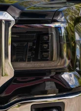 Diode Dynamics Projector Headlights Amber DRL (Pair) GMC Sierra 1500 | 2500 | 3500 2014-2019                                     - FL0023 - Image 4