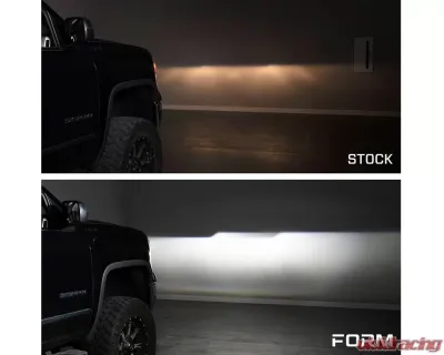 Diode Dynamics Projector Headlights Amber DRL (Pair) GMC Sierra 1500 | 2500 | 3500 2014-2019 - FL0023