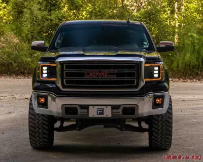 Diode Dynamics Projector Headlights Amber DRL (Pair) GMC Sierra 1500 | 2500 | 3500 2014-2019 - FL0023