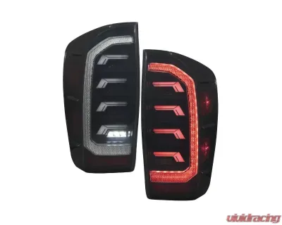 Diode Dynamics Red Pair LED Tail Lights Pair Toyota Tacoma 2016-2023 - FL0019