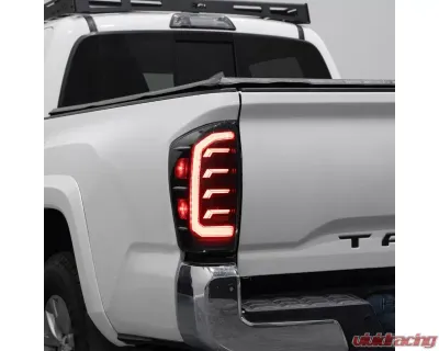 Diode Dynamics Red Pair LED Tail Lights Pair Toyota Tacoma 2016-2023 - FL0019
