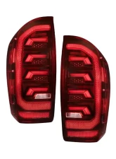 Diode Dynamics Red Pair LED Tail Lights Pair Toyota Tacoma 2016-2023                                     - FL0019 - Image 7