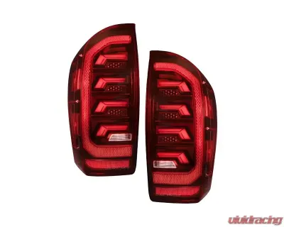 Diode Dynamics Red Pair LED Tail Lights Pair Toyota Tacoma 2016-2023 - FL0019