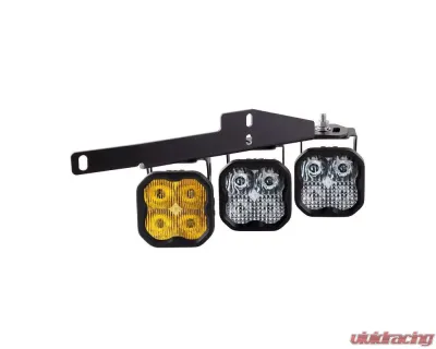 Diode Dynamics SS3 LED Fog Light Kit Max Yellow Ford Raptor 2017-2020 - DD7361