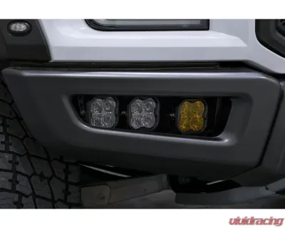 Diode Dynamics SS3 LED Fog Light Kit Max Yellow Ford Raptor 2017-2020 - DD7361