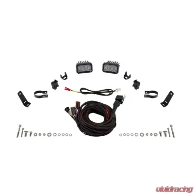 Diode Dynamics 1.75" 25.6 Watts SSC2 Pro Stage Series Roll Bar Reverse Light Kit Polaris RZR Trail 2021-2024 - DD7735