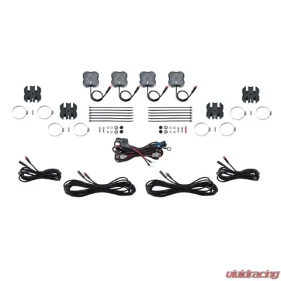 Diode Dynamics 75 Im RGBW M8 Stage Series SXS Rock Light Installer Kit Honda Talon | Polaris XP | Trail 2014-2024 - DD7751