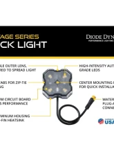 Diode Dynamics 75 Im RGBW M8 Stage Series SXS Rock Light Installer Kit Honda Talon | Polaris XP | Trail 2014-2024                                     - DD7751 - Image 3