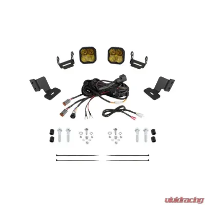 Diode Dynamics 3" SS3 Sport Stage Series A-Pillar Pod Kit Honda Talon 2019-2024 - DD7909