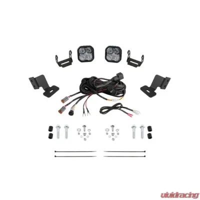 Diode Dynamics 3" SS3 Pro Stage Series A-Pillar Pod Kit Honda Talon 2019-2024 - DD7910