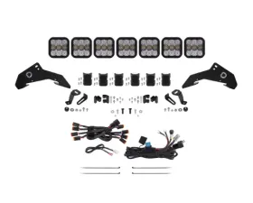 Diode Dynamics 5" SS5 Sport Roof CrossLink Lightbar Kit Honda Talon 2019-2024