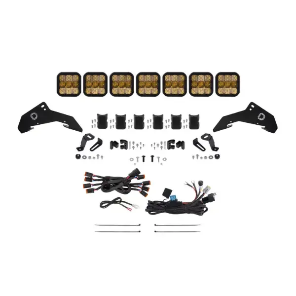 Diode Dynamics 5" SS5 Sport Roof CrossLink Lightbar Kit Honda Talon 2019-2024 - DD7918