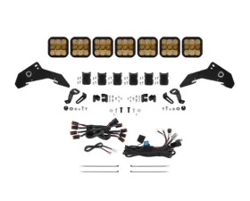 Diode Dynamics 5" SS5 Sport Roof CrossLink Lightbar Kit Honda Talon 2019-2024