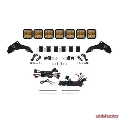 Diode Dynamics 5" SS5 Sport Roof CrossLink Lightbar Kit Honda Talon 2019-2024 - DD7918
