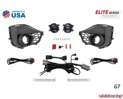 Diode Dynamics Elite Series Add-On Fog Lamp Kit White Ford Mustang EcoBoost 2024+ - DD7959